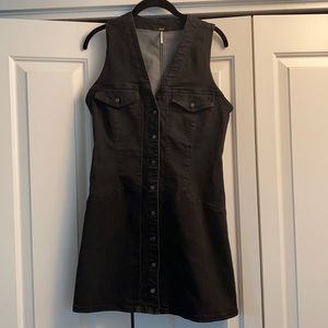 Free people body con denim dress
